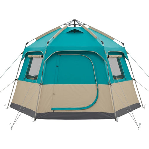 Skvhg Four Person Hexagonal Hub Tent Teal Sand - Product view