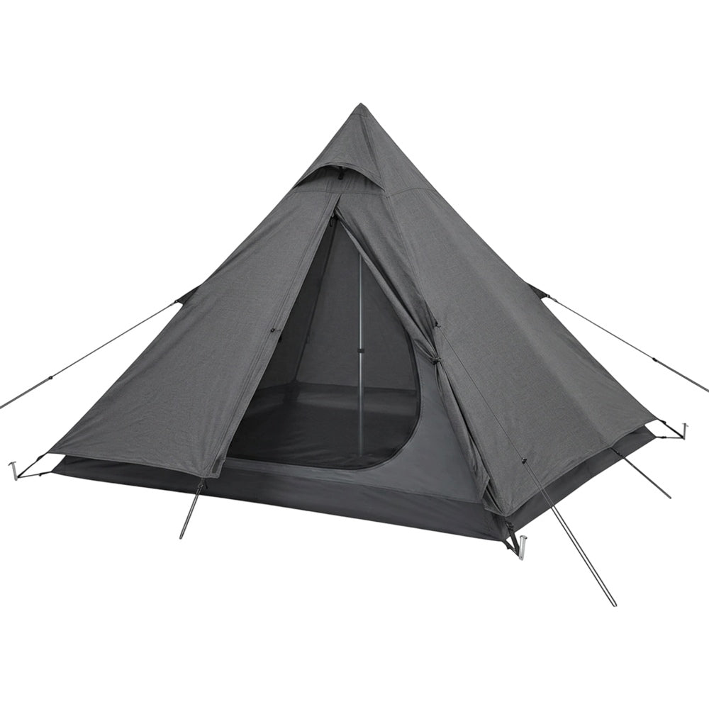 Skvhg One Person Square Pyramid Tent Saffron Charcoal - Product view
